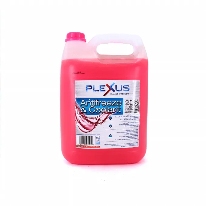 Antifreeze 5L Plexus 20% MEG Red/Pink for part AF20005